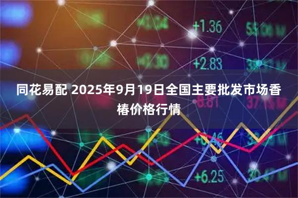 同花易配 2025年9月19日全国主要批发市场香椿价格行情