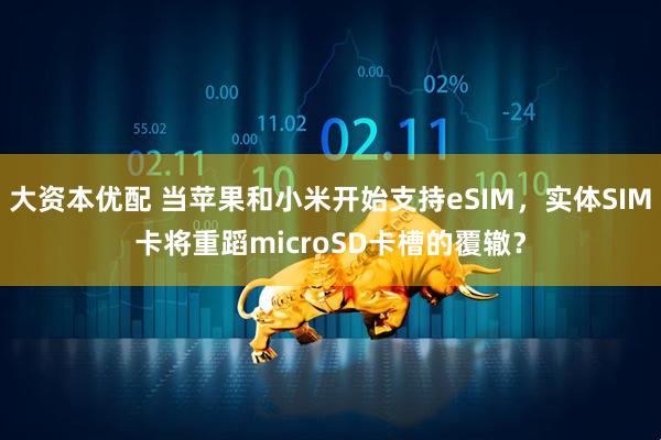 大资本优配 当苹果和小米开始支持eSIM，实体SIM卡将重蹈microSD卡槽的覆辙？